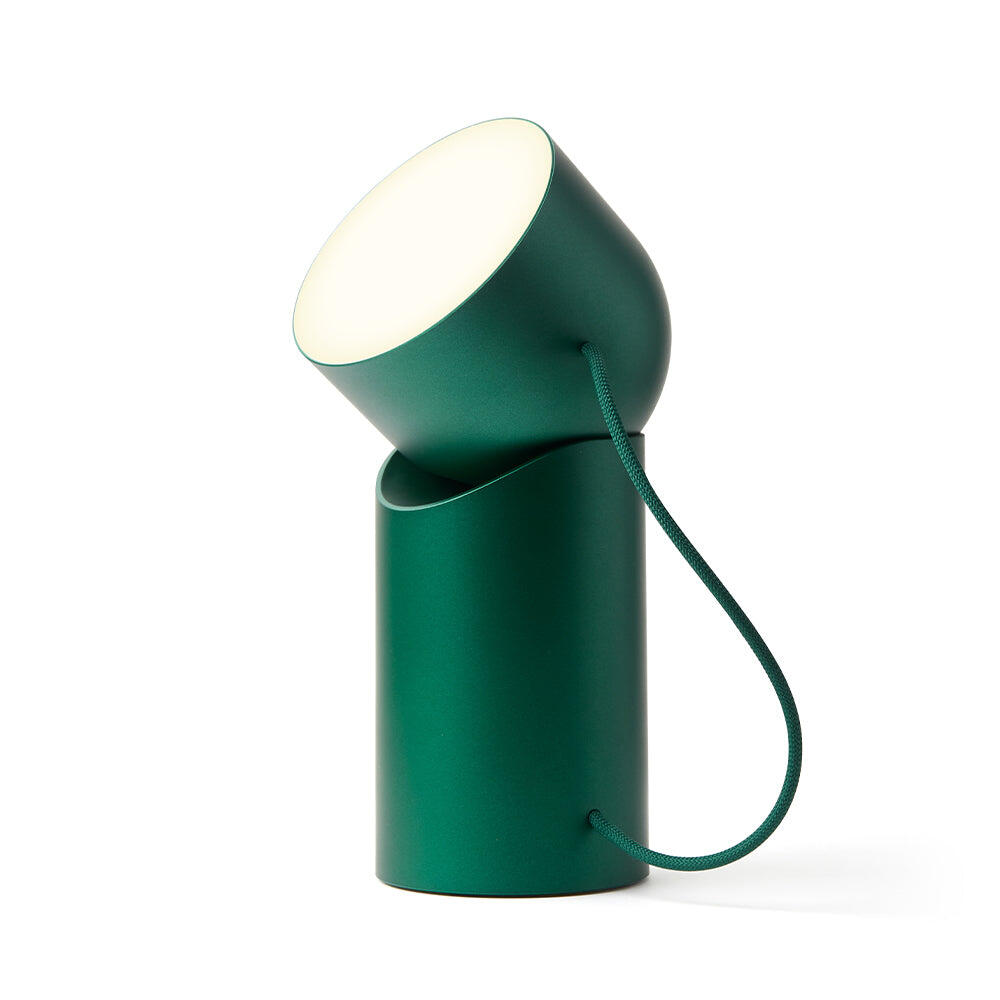 Lexon Orbe Portable LED Lamp with Moving Head - Green