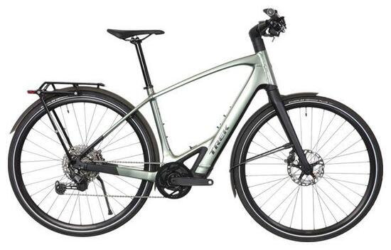 Second hand Trek FX + 7 Shimano 10V Aluminium Electric City Bike Taglia - Buono