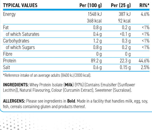 Whey isolate - Iso-XP - Banane 3/3
