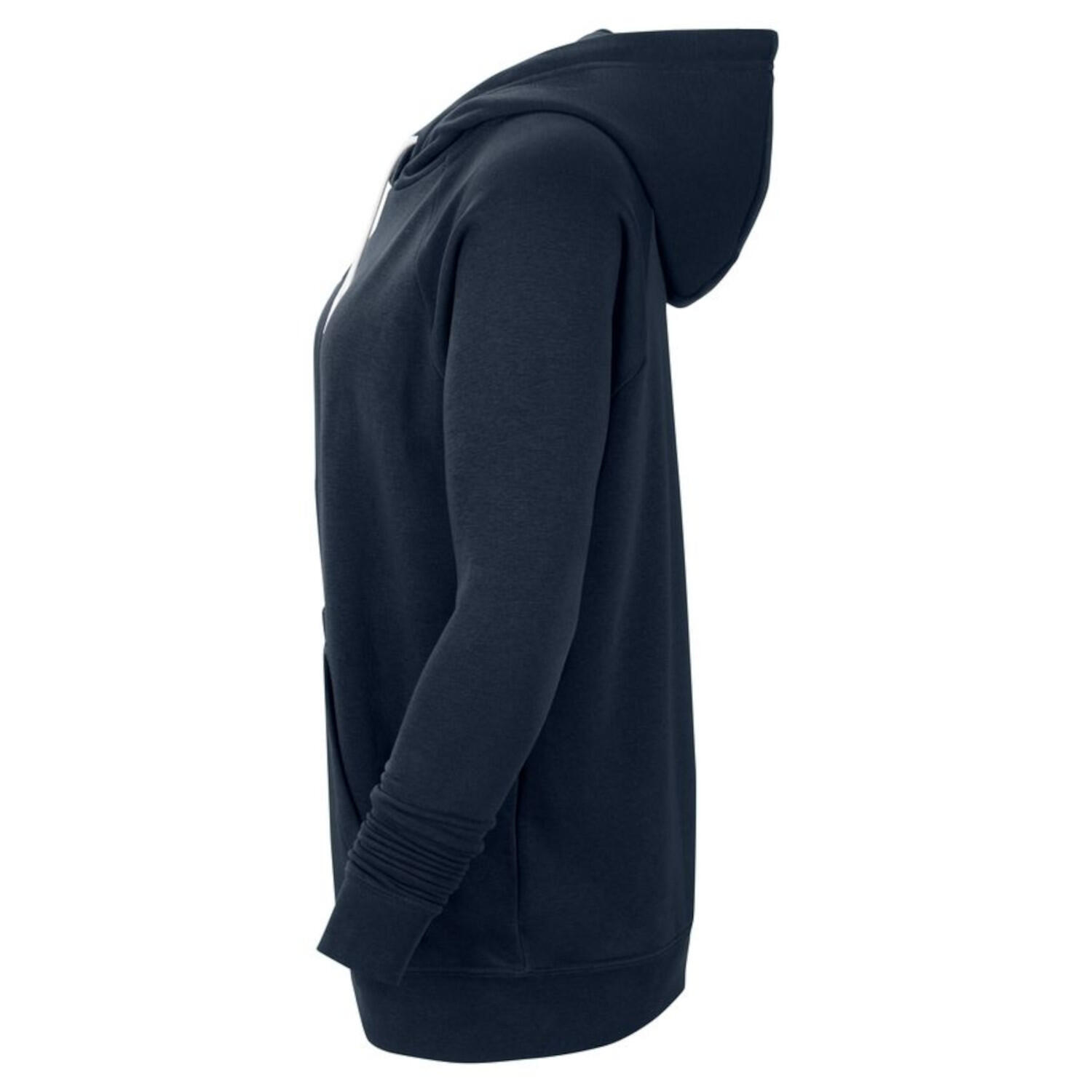 Felpa con cappuccio donna ( fleece) nike blu 3/4
