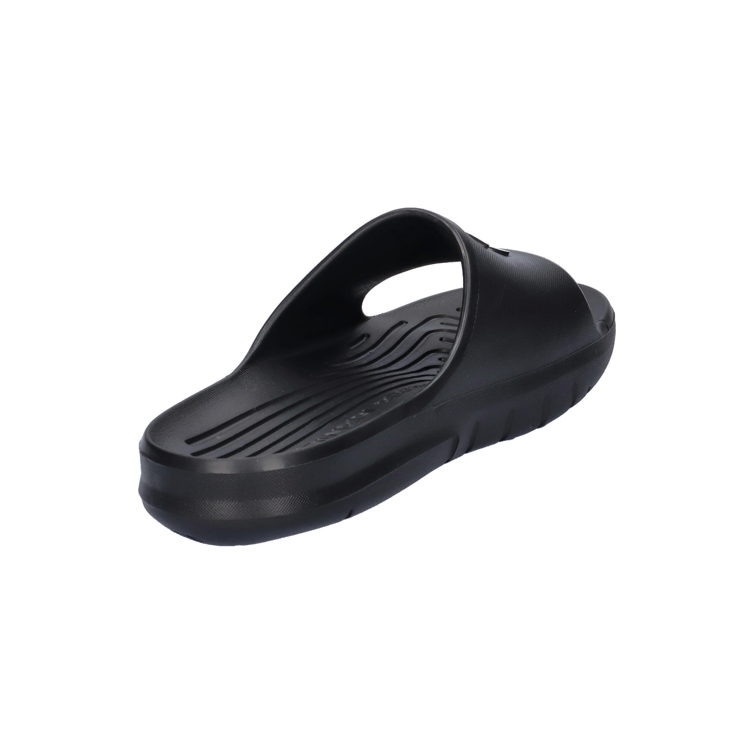 Versace Sandali slides a punta aperta - Nero