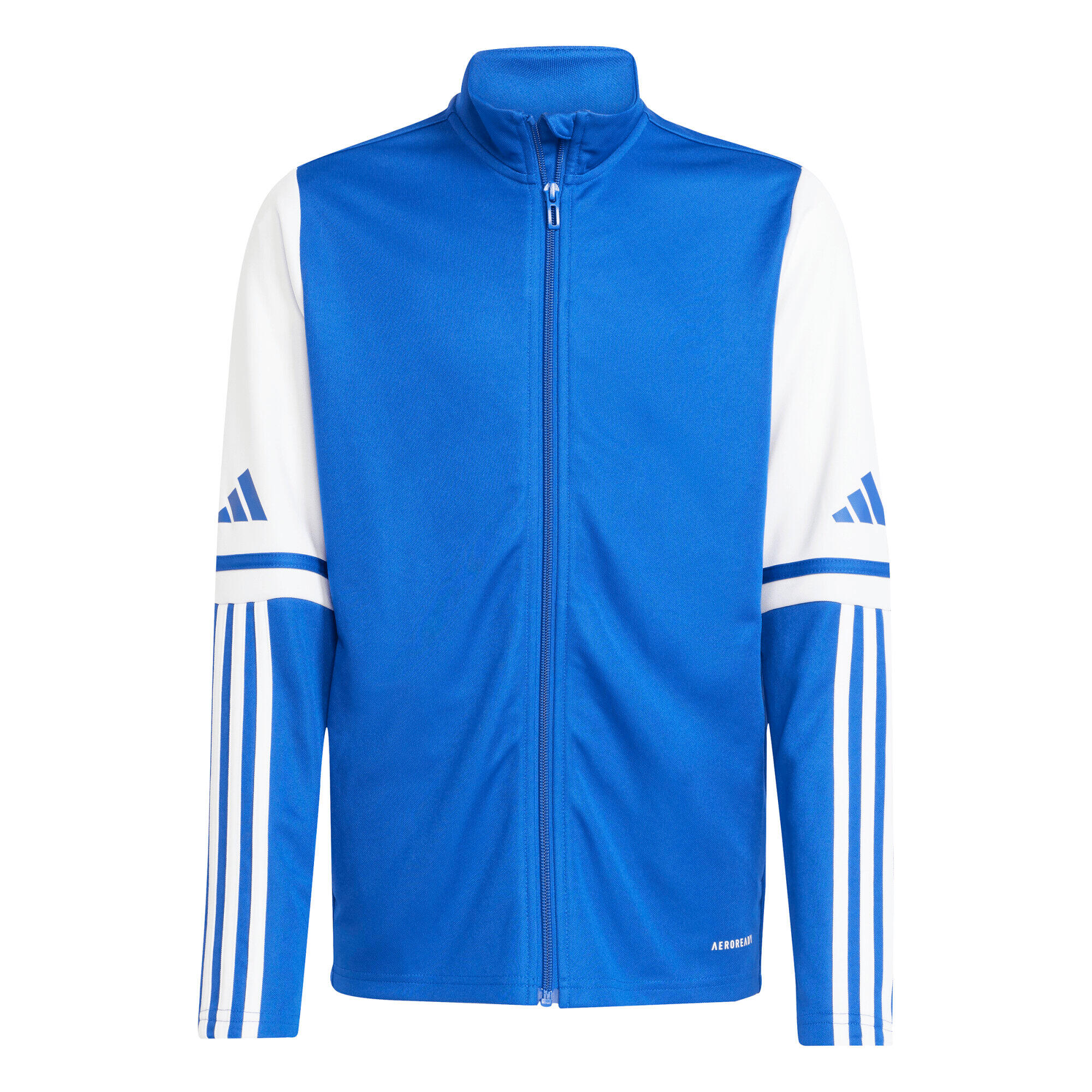 Adidas - Sweat-shirt À Capuche Adidas Sport Sq25 Tr Jkt Y Enfant - Sweat-shirt - Blanc|bleu - 10 À 12 Ans - Decathlon