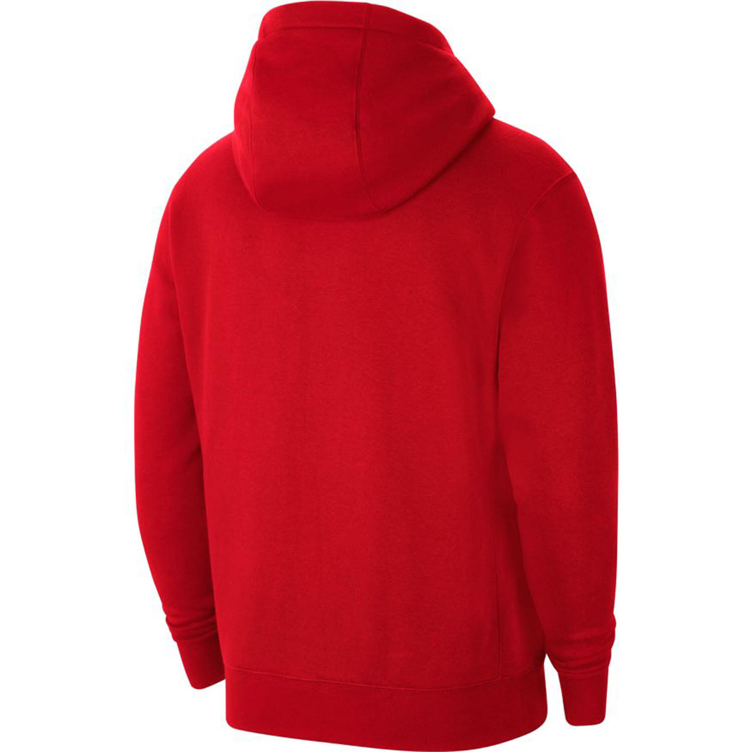 Felpa con cappuccio full zip junior ( fleece) nike rosso 2/3