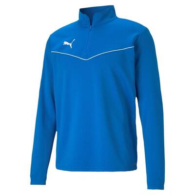 Felpa Puma Teamrise 1/4 Zip Top Azzurro Adulto