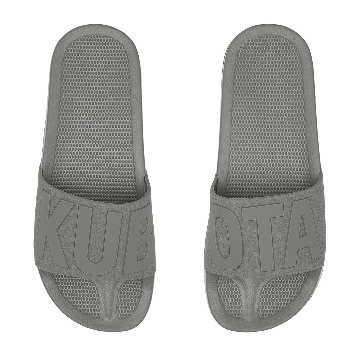 Kubota - Kubota Claquette Basic Plain Homme Sandales À Enfiler - Claquettes - Gris - Decathlon