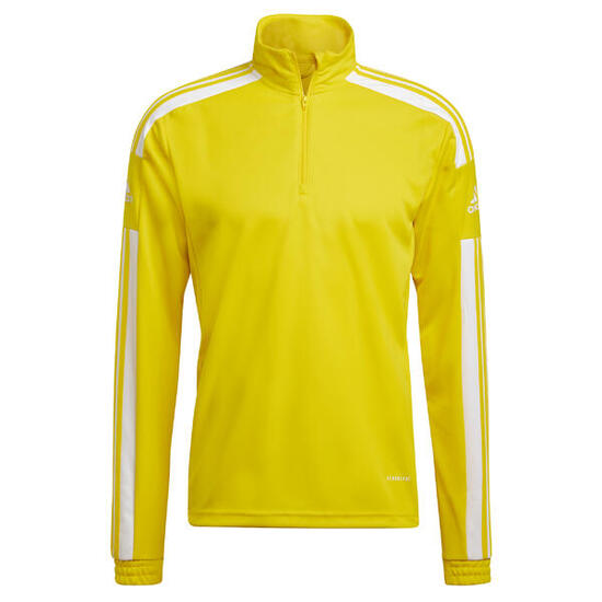 ADIDAS Squadra 21 Sweat-shirt d'Entraînement pour Homme en Jaune et Blanc