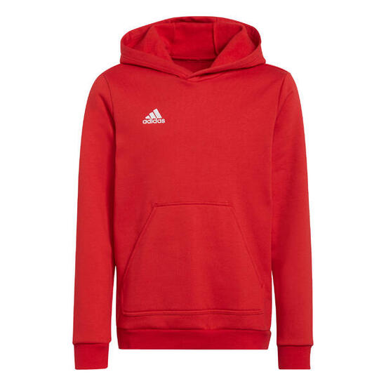 Felpa con cappuccio junior ( fleece) adidas bianco