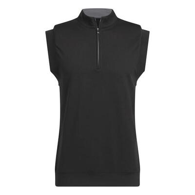 Adidas Ultimate Classic Quarter-Zip Vest, Chaleco de Deporte Hombre, Negro