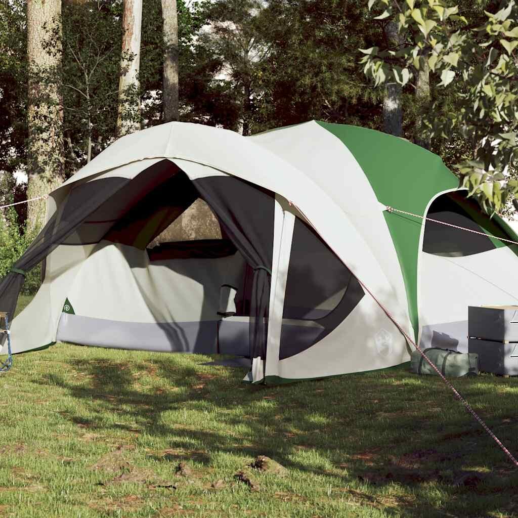 Vidaxl - Tente Familiale Vidaxl Étanche 6 Personnes En Vert - Tente - Incolore|vert - Decathlon