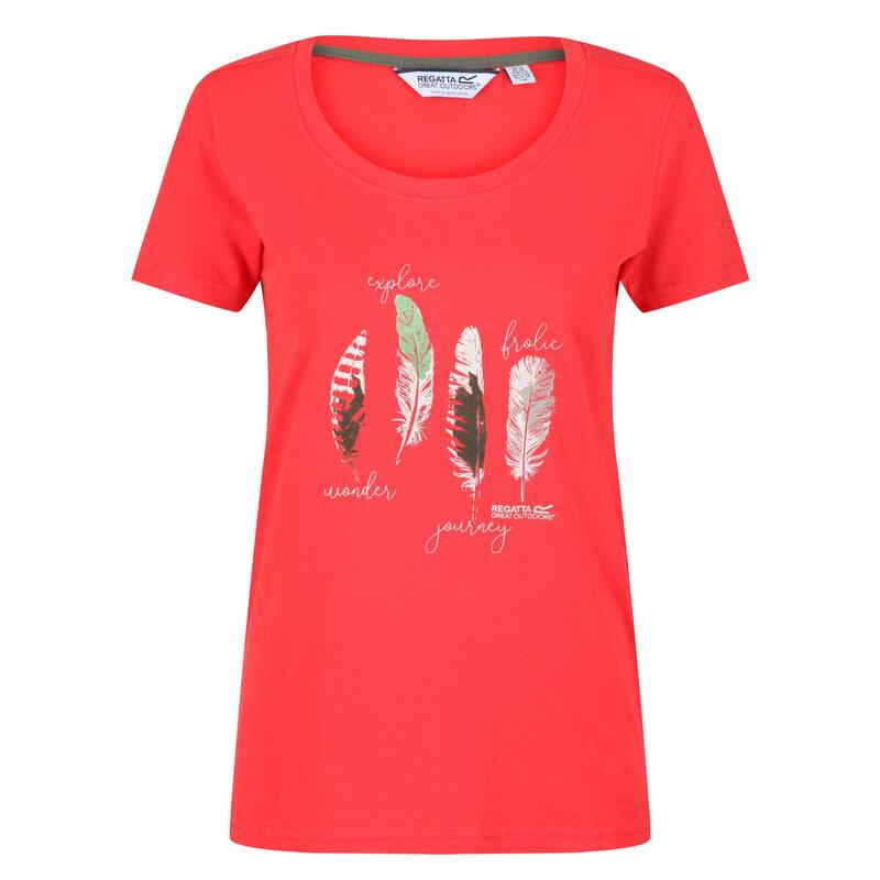 Tshirt imprimé FILANDRA Femmes (Rouge)