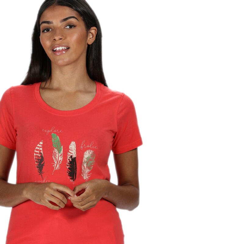 Tshirt imprimé FILANDRA Femmes (Rouge)