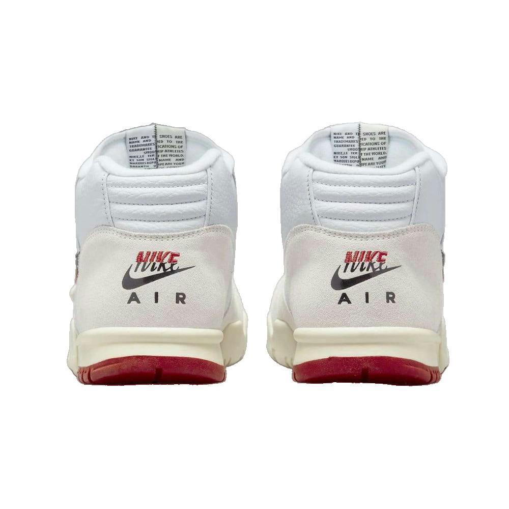 Scarpe Nike Air 1 bianche e rosse 3/3