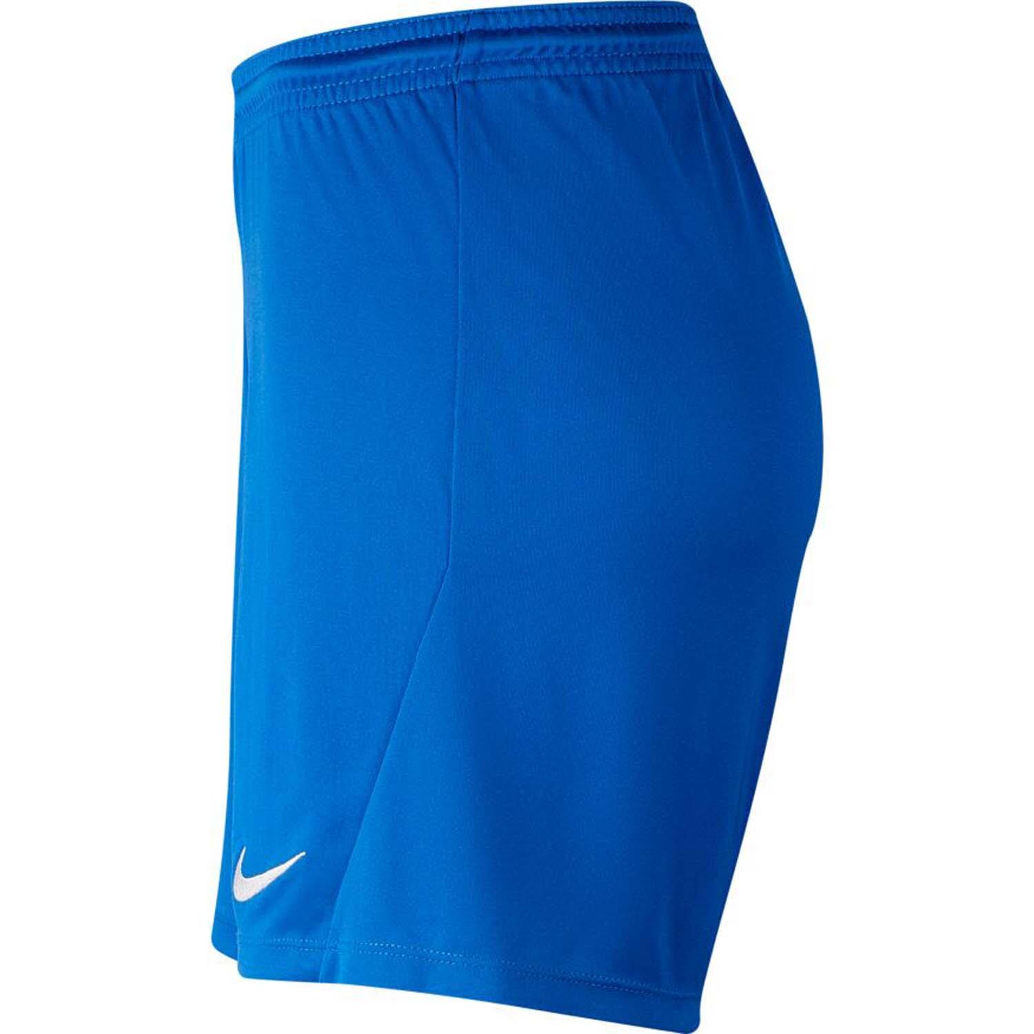 Kort Vrouw Nike Park III Blauw 3/4