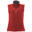 Chaleco Softshell modelo Flux para mujer Rojo Clásico