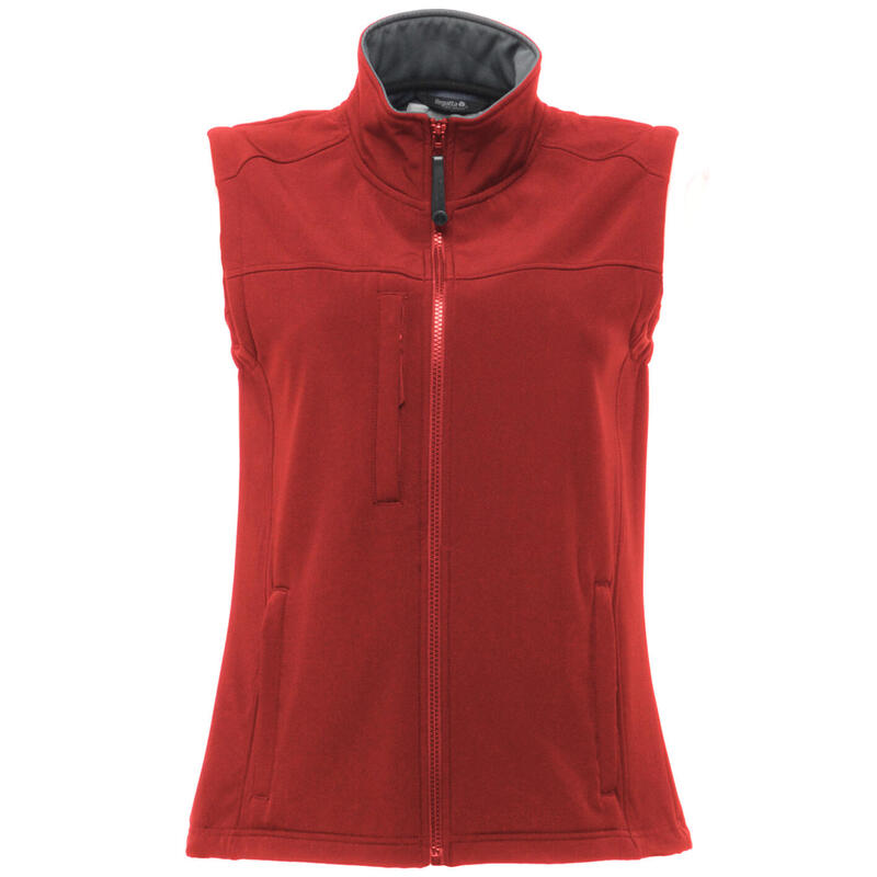Womens/Ladies Flux Softshell Bodywarmer / Sleeveless Jacket (Water Repellent &