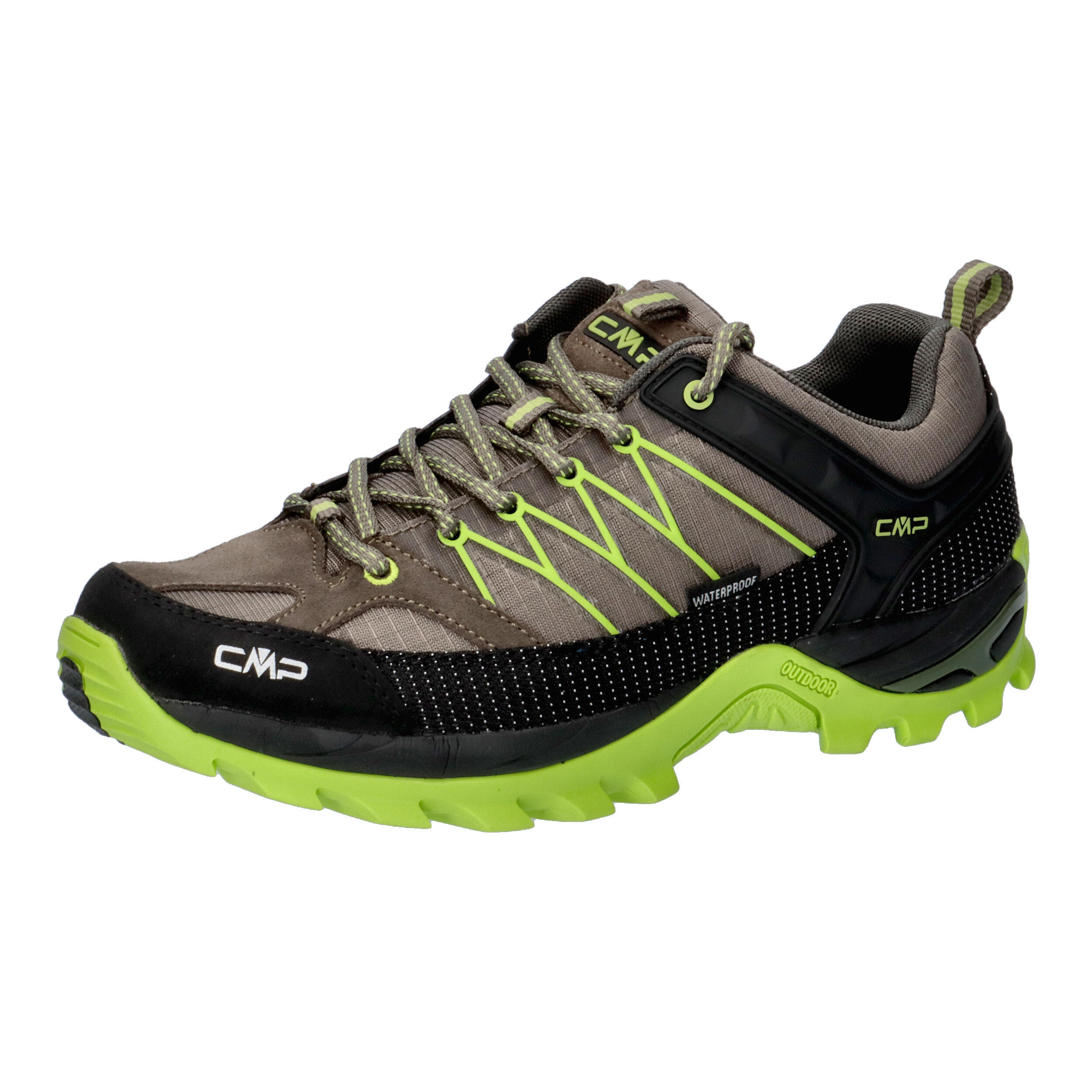 Cmp - Chaussures De Randonnee Campagnolo Modèle 3q54457-23en Pour Homme - Chaussures De Sport - Gris|vert - Decathlon