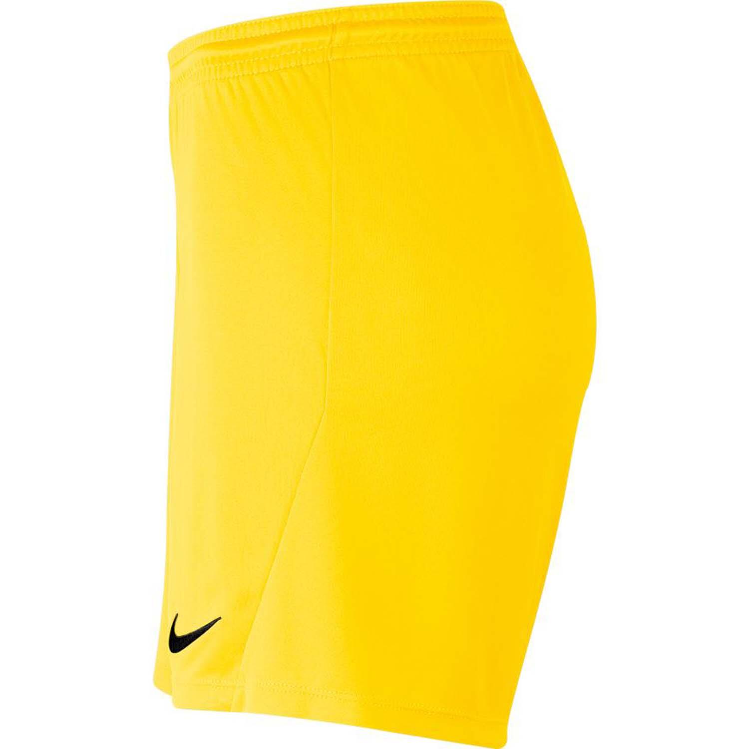 PANTALONCINO da calcio donna nike giallo 3/4