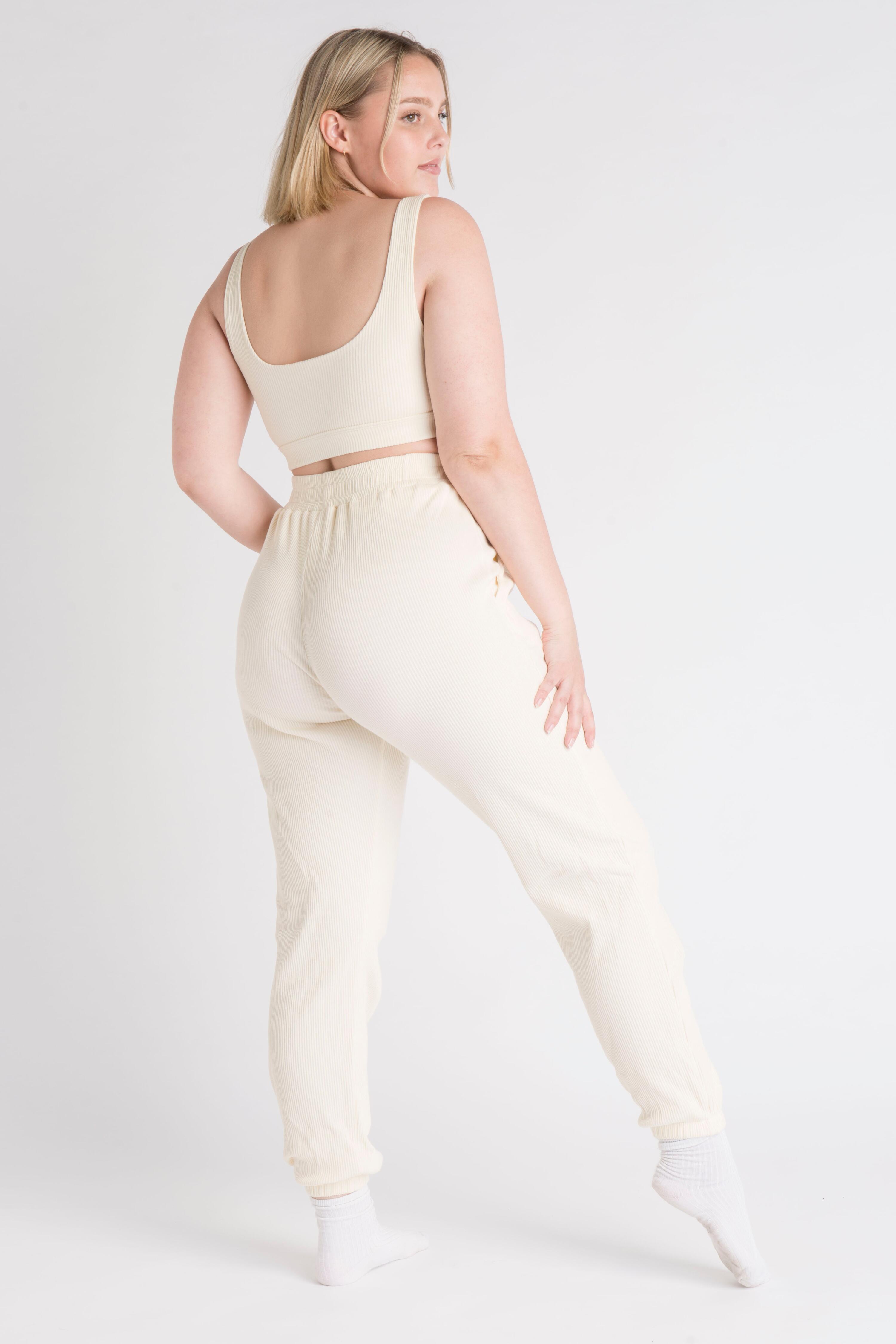 LOEWI Ribbed Jogger - Fitness - Donna - Blu 3/5