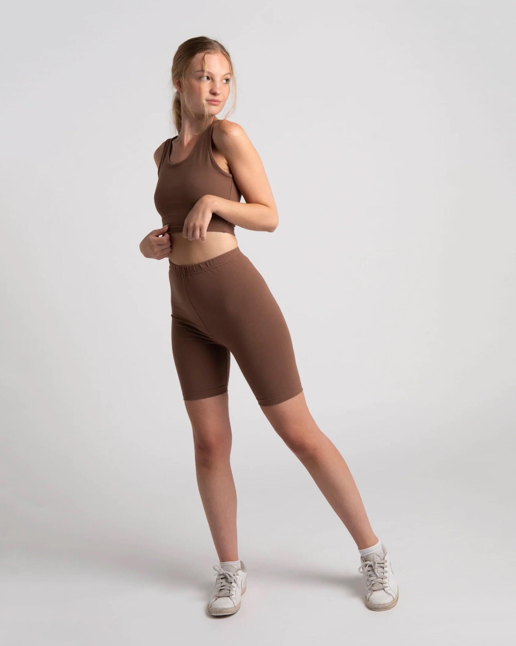 Short Fitness / Cycliste 'Body' - Femme - Mocha Brun 3/5