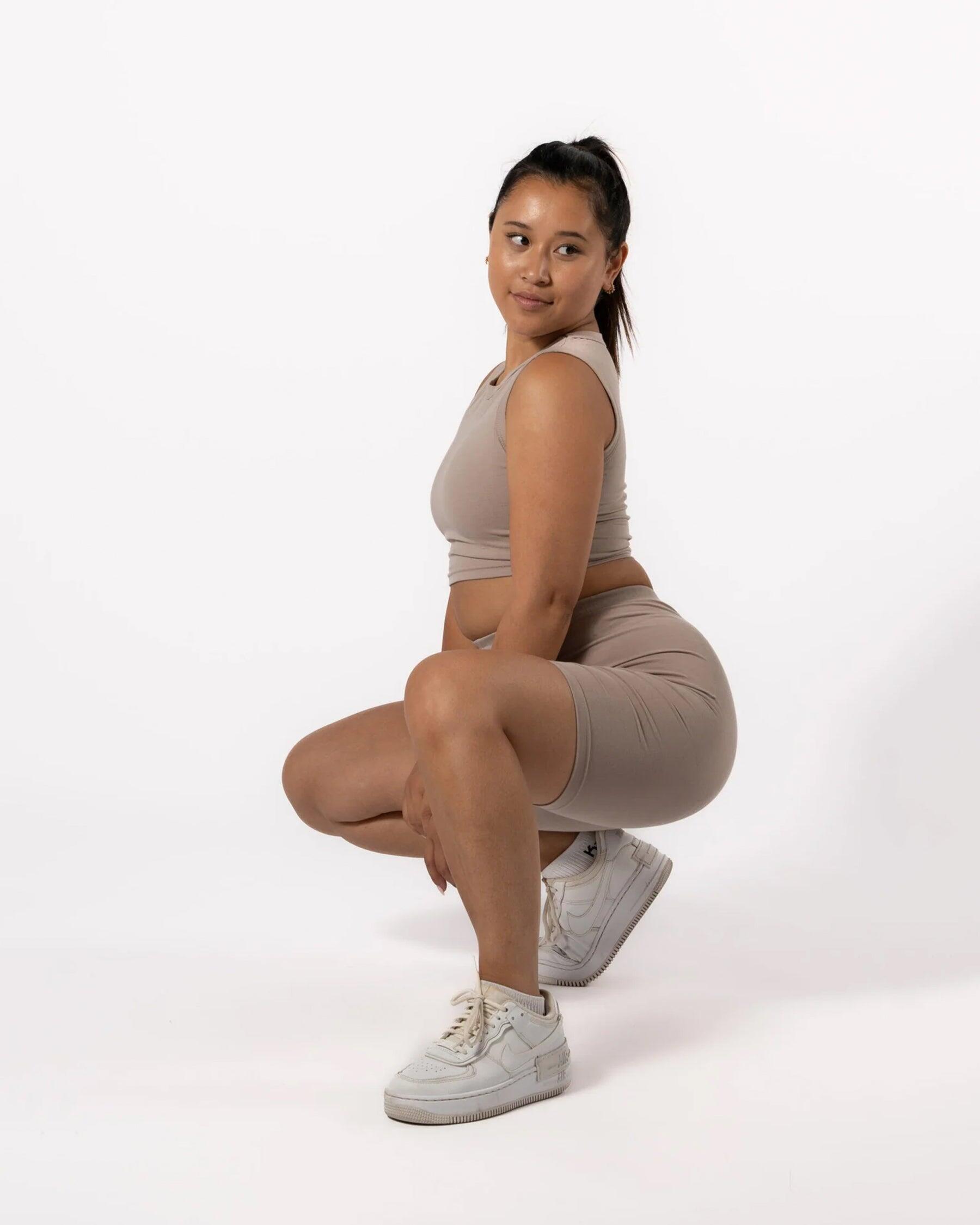 Canotta Aderente 'Body' - Aesthetic Wolf - Fitness - Beige 3/4