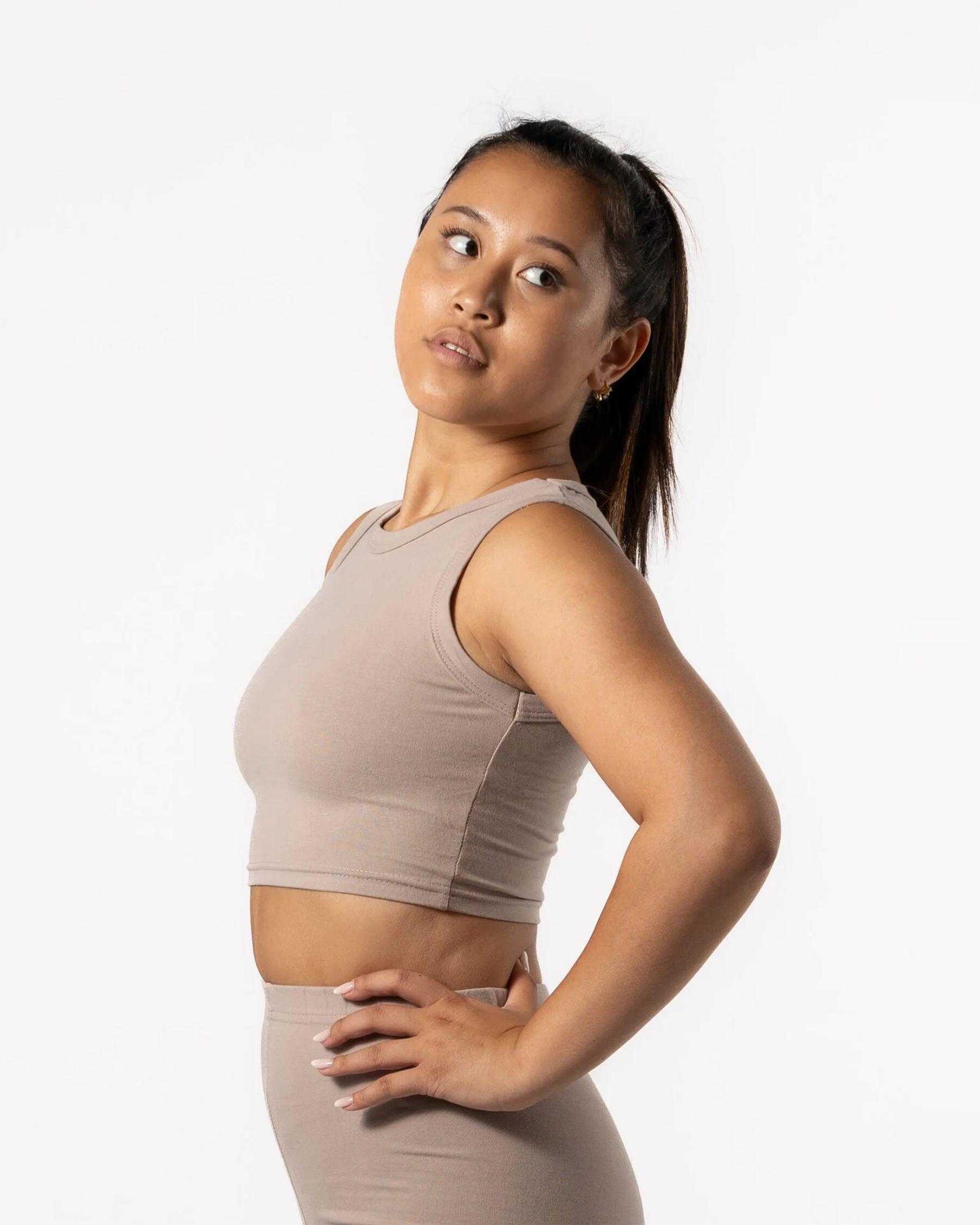 Canotta Aderente 'Body' - Aesthetic Wolf - Fitness - Beige 2/4