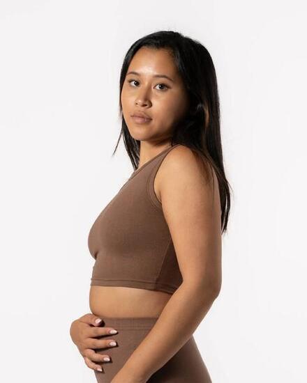 Tailliertes Tank-Top 'Body' - Fitness - Damen - Chai Beige