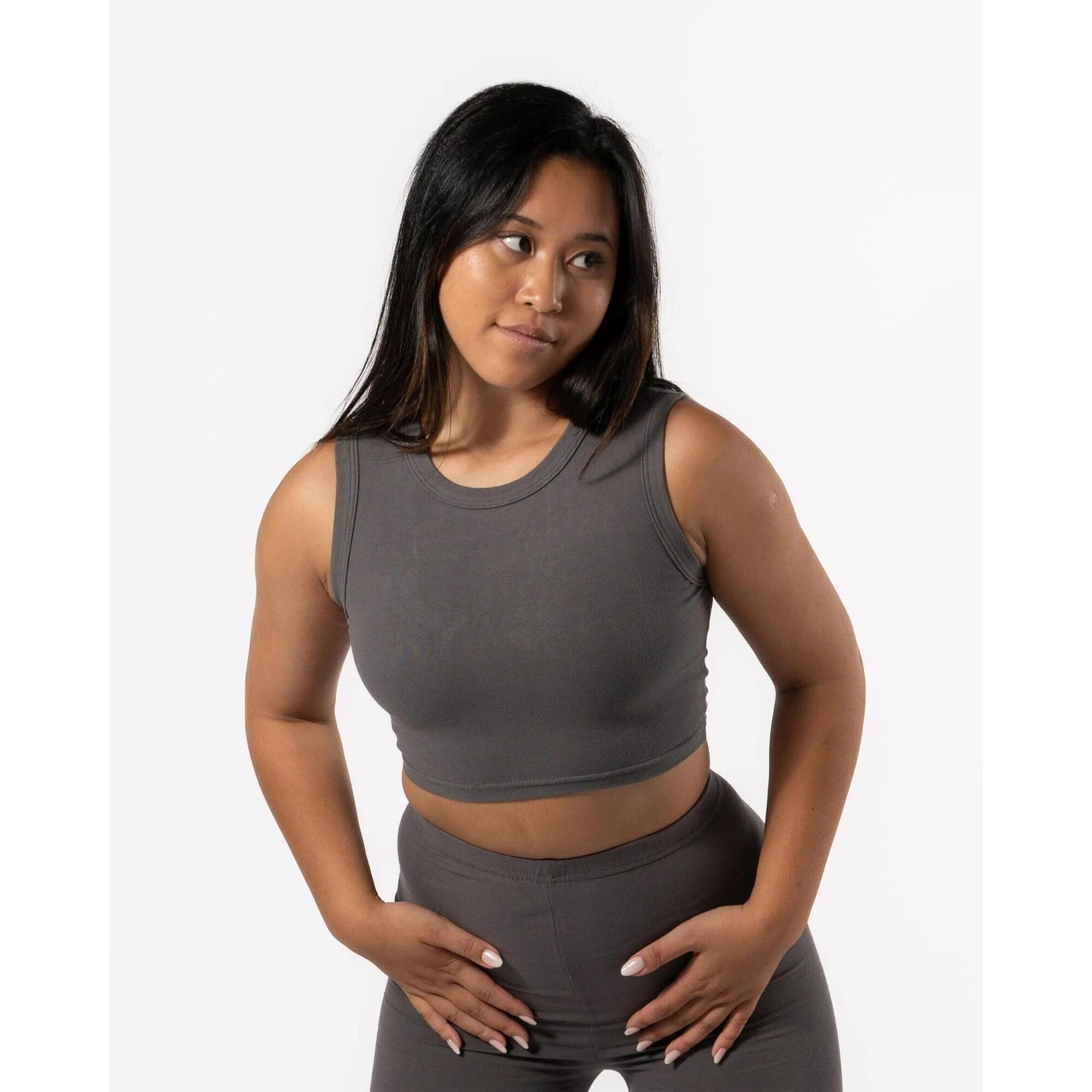 Aesthetic Wolf - Débardeur Ajusté 'body' - Fitness - Femme - Slate Gris - Débardeur - Bleu - 42 M/l - Decathlon