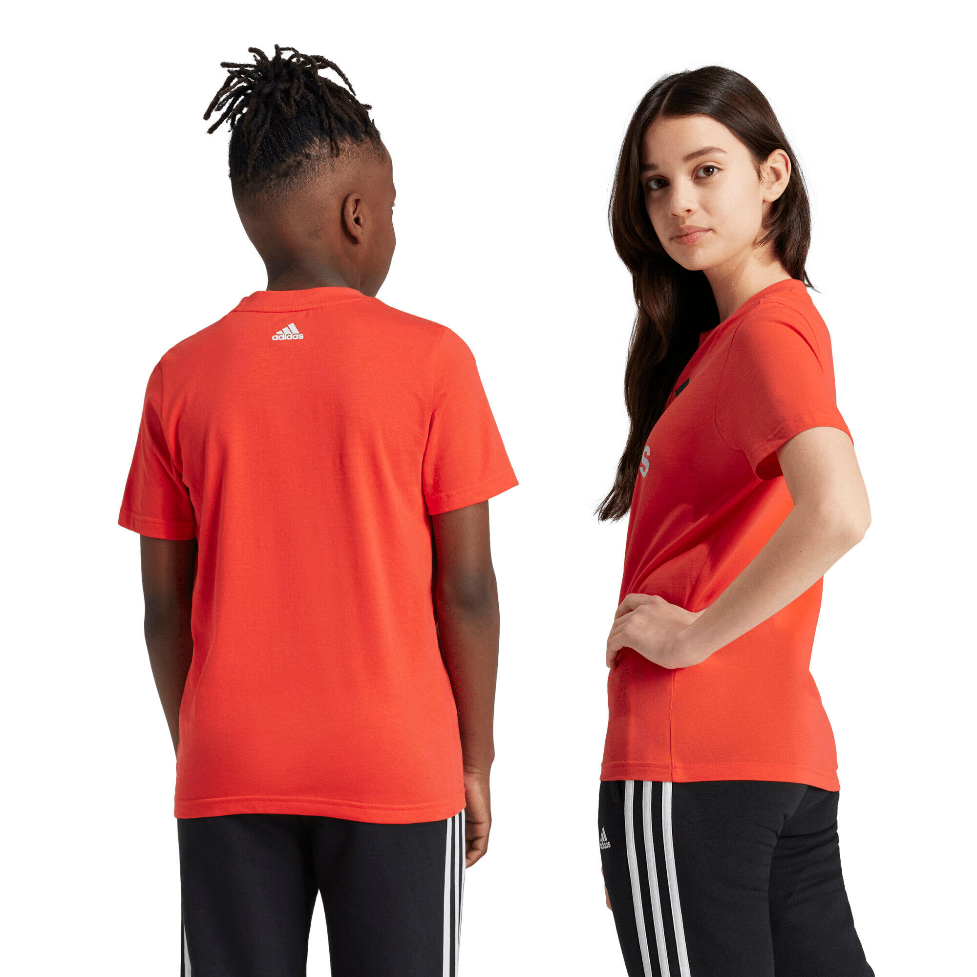 Maglia a maniche corte Adidas modello IX9528 per unisex ragazzi 2/5