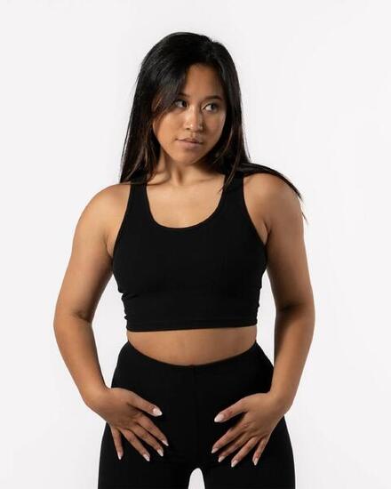 Body Bauchfreies Top Tank Fitness - Damen - Mocha