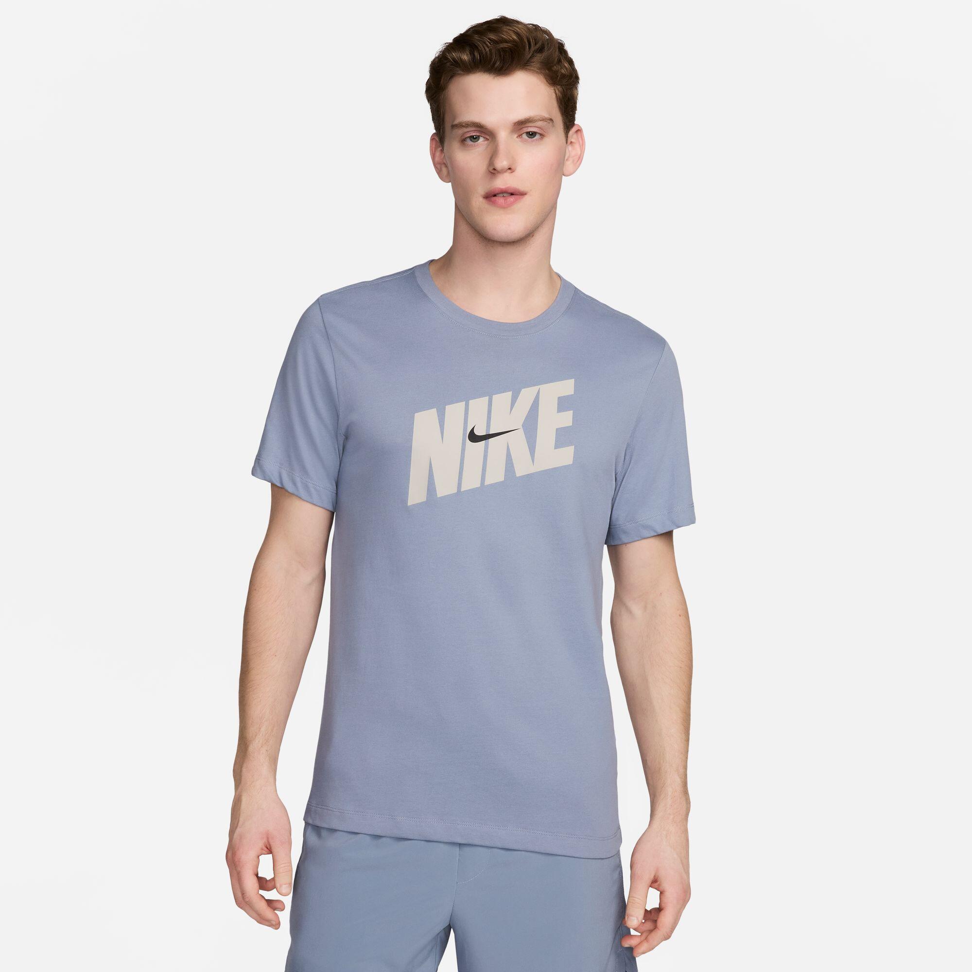 Nike - T-shirt Hommes Nike Dri-fit Gris - Legging - Bleu - S - Decathlon