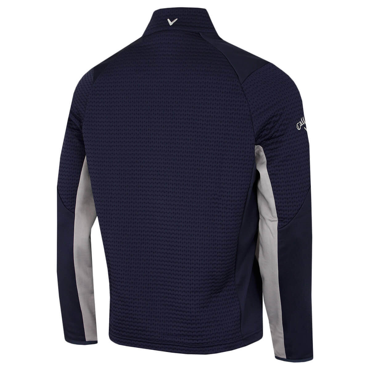 Callaway Golf ネイビーボーダー　メンズ Callaway Golf Mens Midweight SwingTech Golf Sweater - Peacoat - M