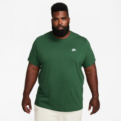 Camiseta Hombre Nike Sportswear Club Verde