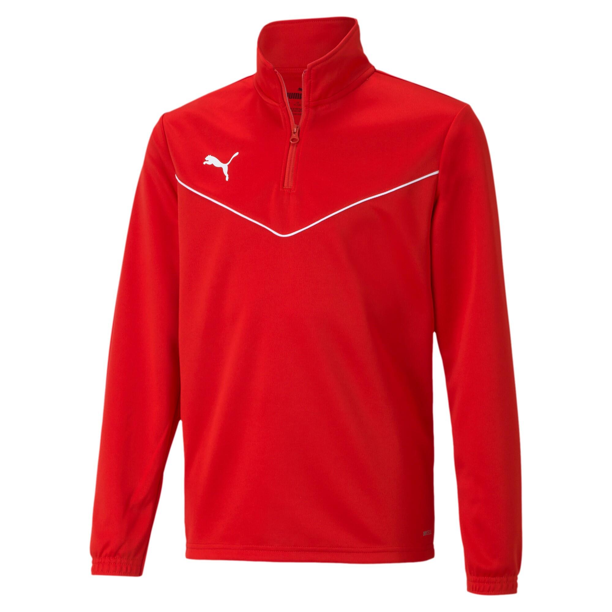 Sweatshirt 1/4 Reißverschluss Kinder Puma teamRISE 1/2