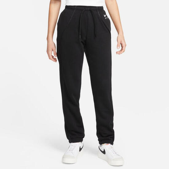 Pantaloni da jogging Nike Air Nero/Nero/Bianco per Donna
