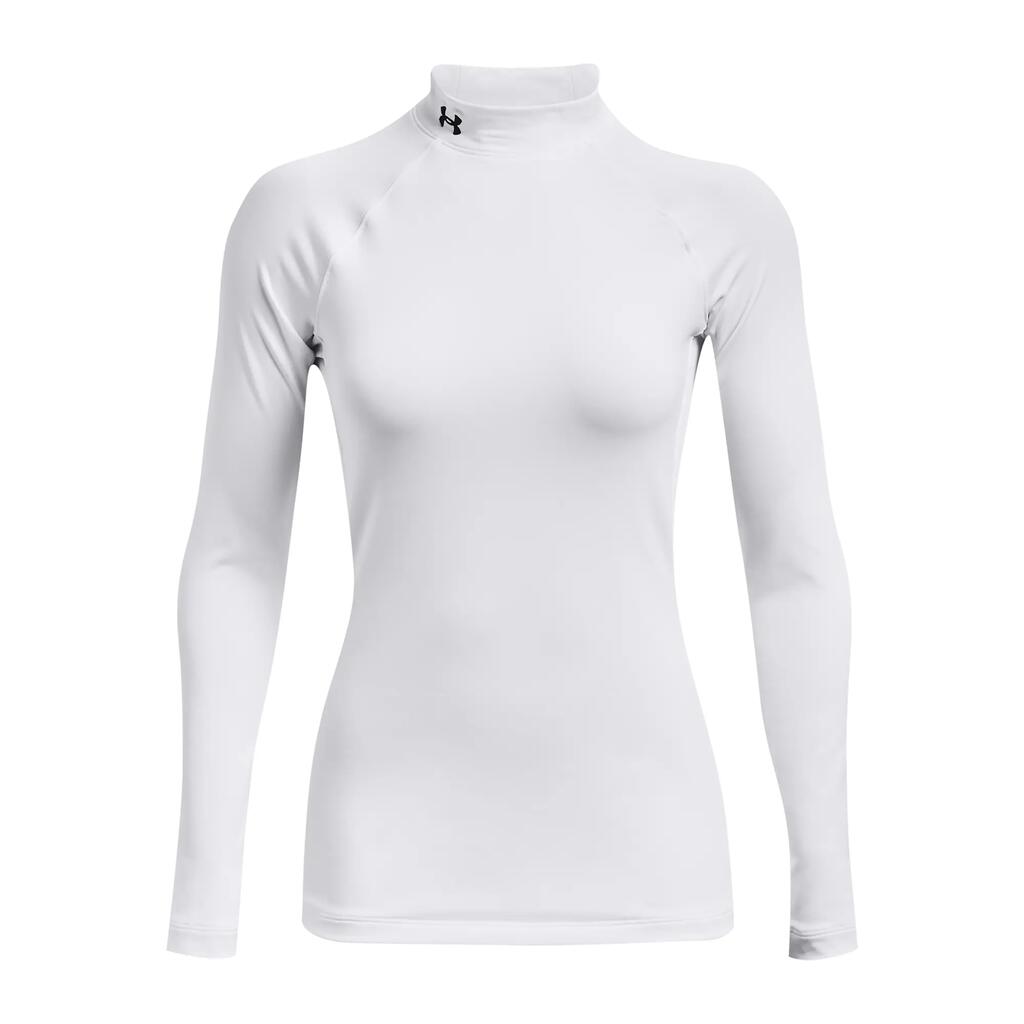T-Shirt Female Under Armour Authentic Mockneck White