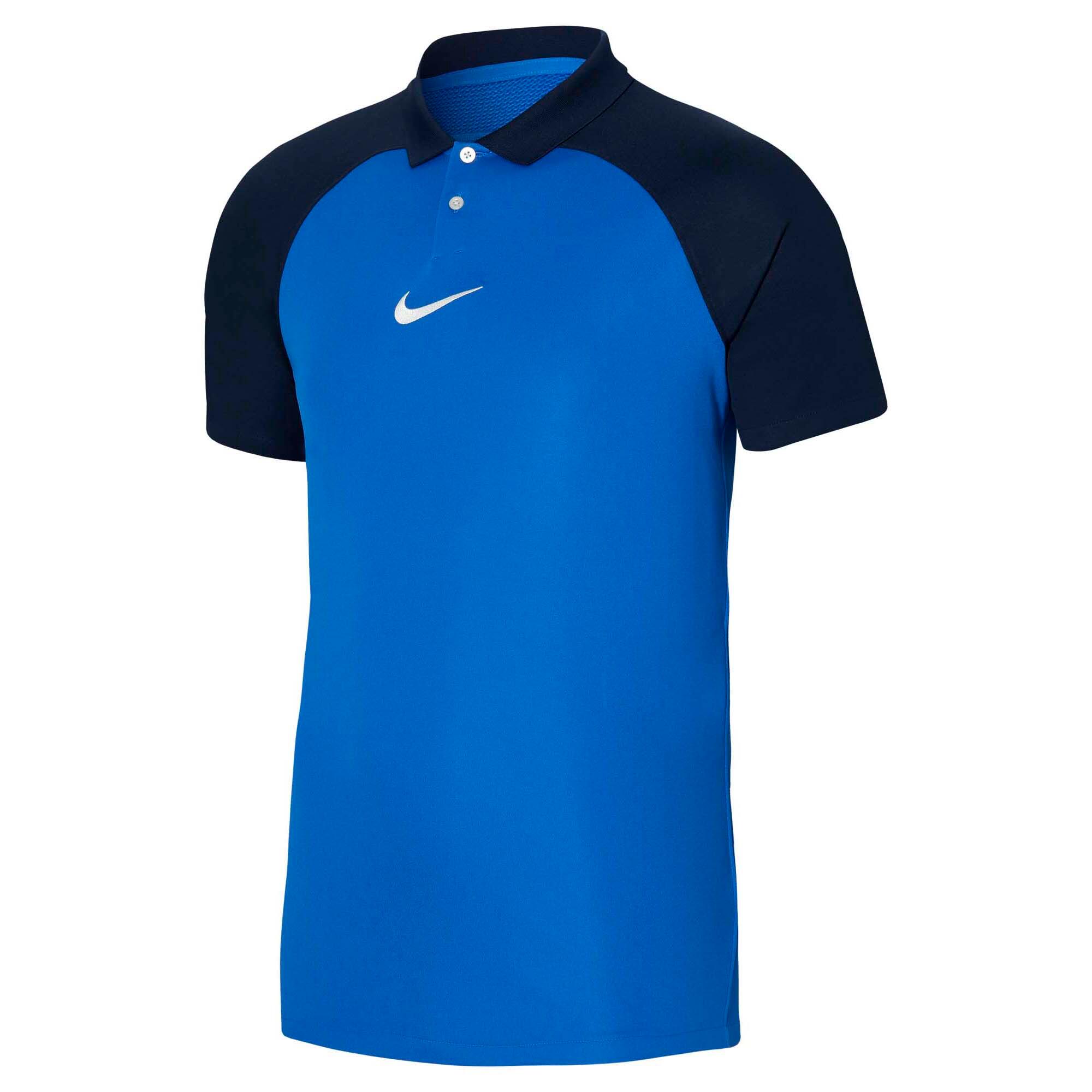 Polo Unisex Bambini Nike - Bianco/Blu Royal/Ossidiana, 12-13 Anni 1/4