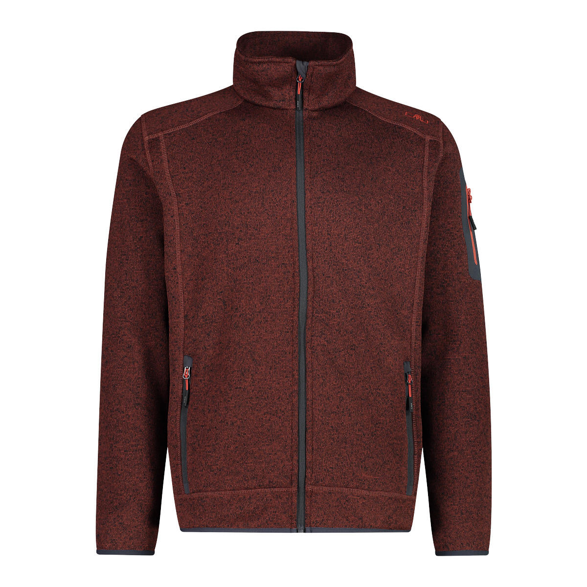 CMP Midlayer KNITTED MELANGE Wandern/Outdoor/Trekking männlich RUST-ANTRACITE