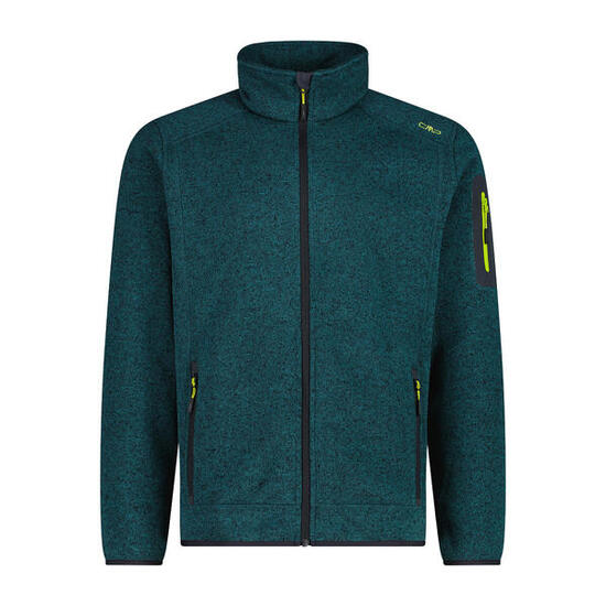 Midlayer KNITTED MELANGE Wandern/Outdoor/Trekking männlich LICHEN-ANTRACITE