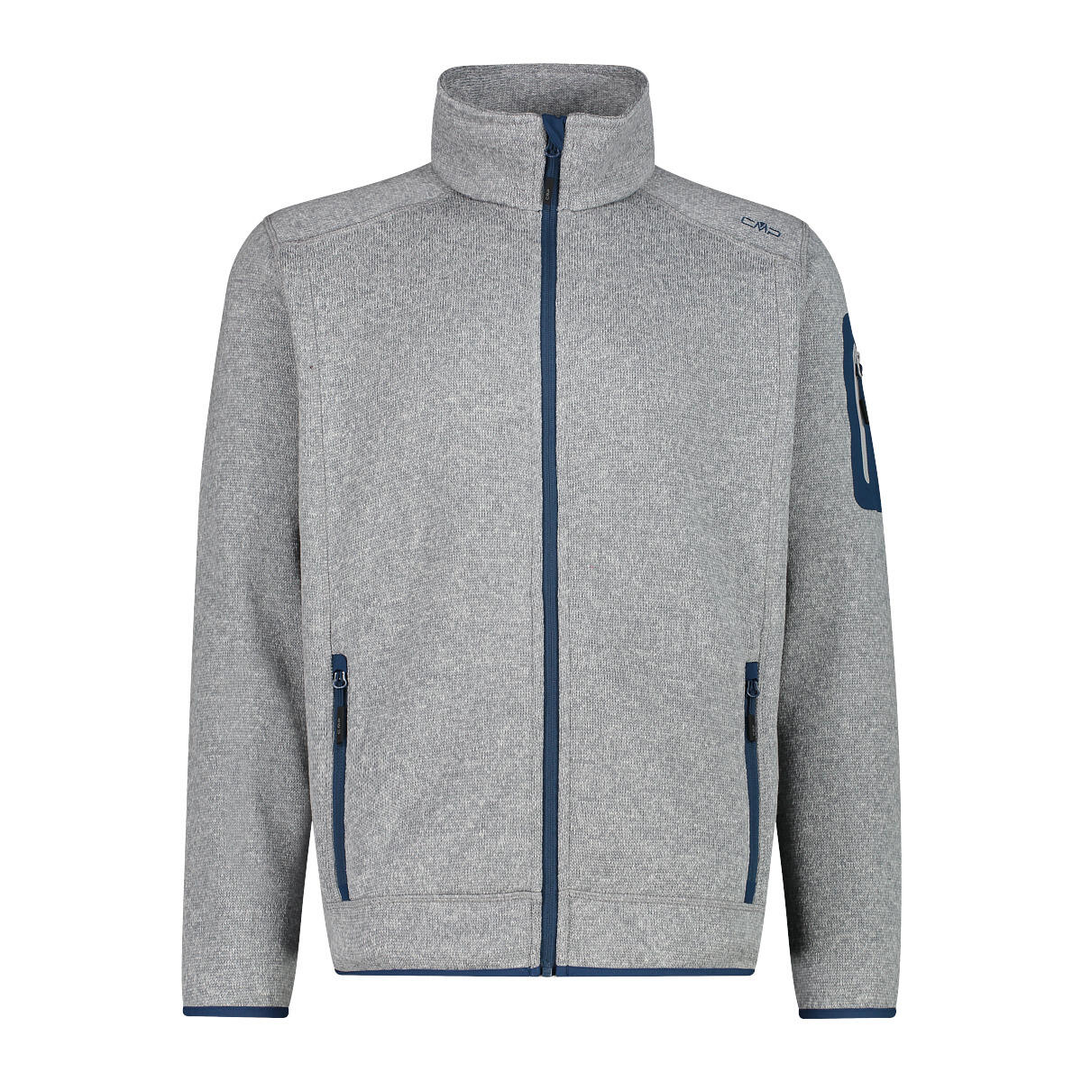 CMP Midlayer KNITTED MELANGE Wandern/Outdoor/Trekking männlich CEMENTO-BLUESTEEL