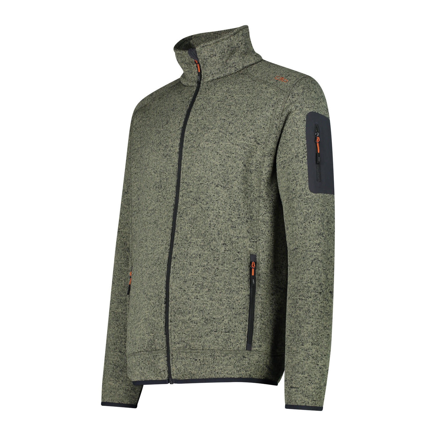 Midlayer KNITTED MELANGE Wandern/Outdoor/Trekking männlich SAGE-ANTRACITE 3/3