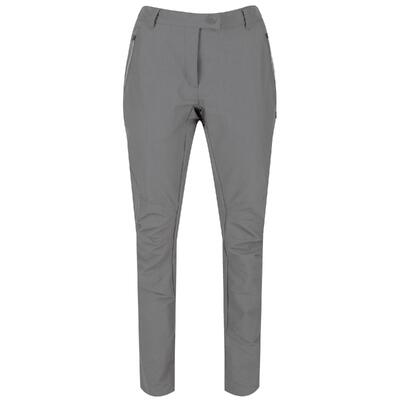 Pantaloni Elasticizzata Escursionismo Donna Regatta Highton Grigio Foca