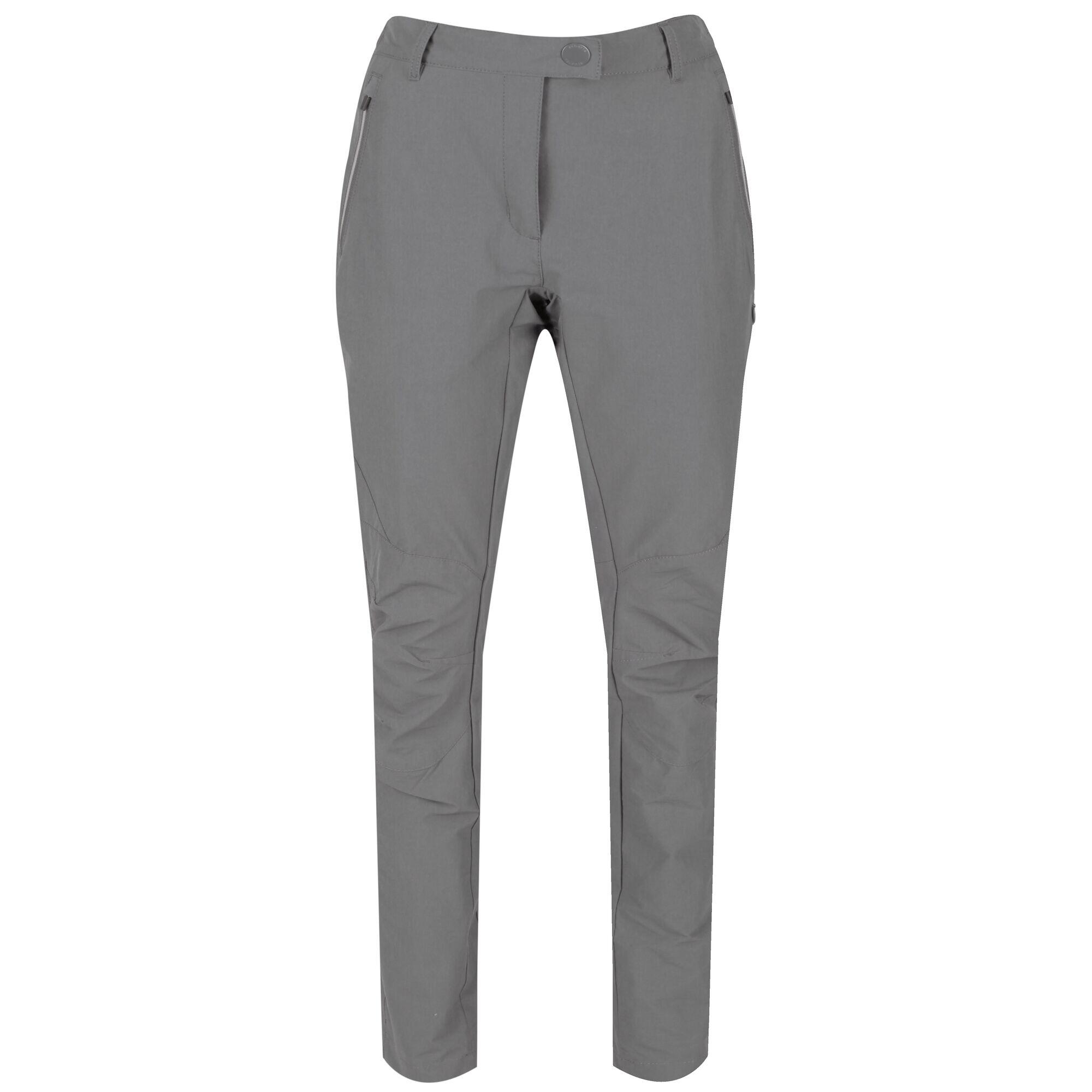 REGATTA Womens/Ladies Highton Walking Trousers (Seal Grey)