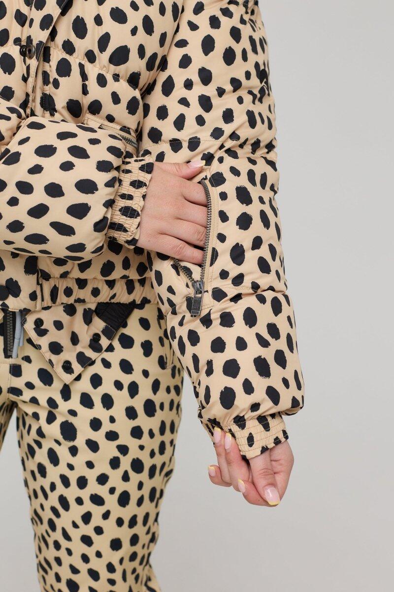 Damen Ski Daunenjacke Isoliert Chic Cheetah 7/7