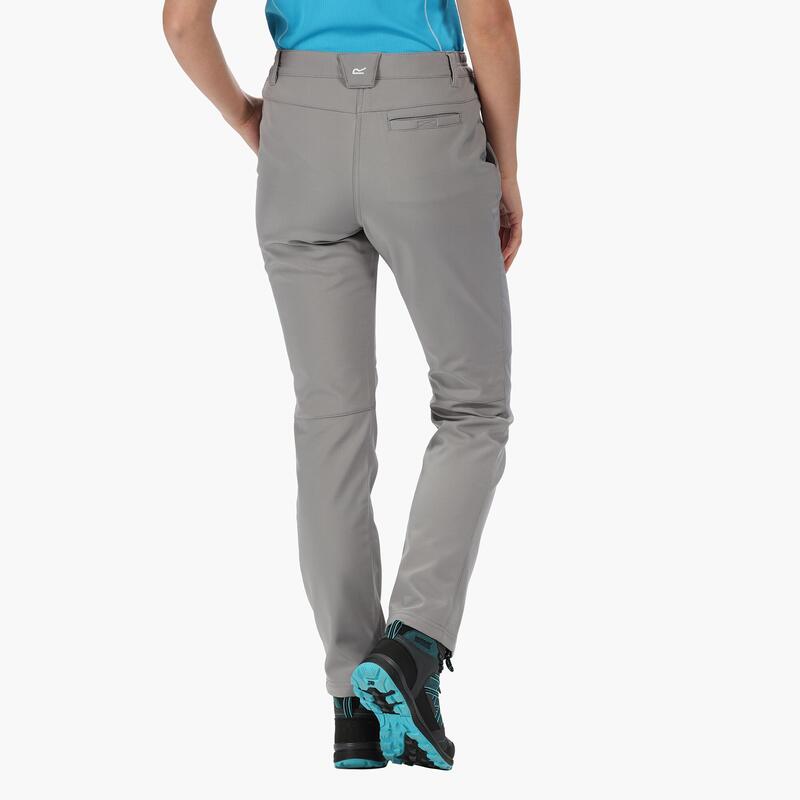 Pantalones Highton Caminar para Mujer Gris Seal