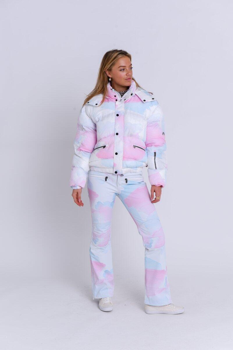 Dames Ski Donsjas Geïsoleerd Chic Watercolour 4/7