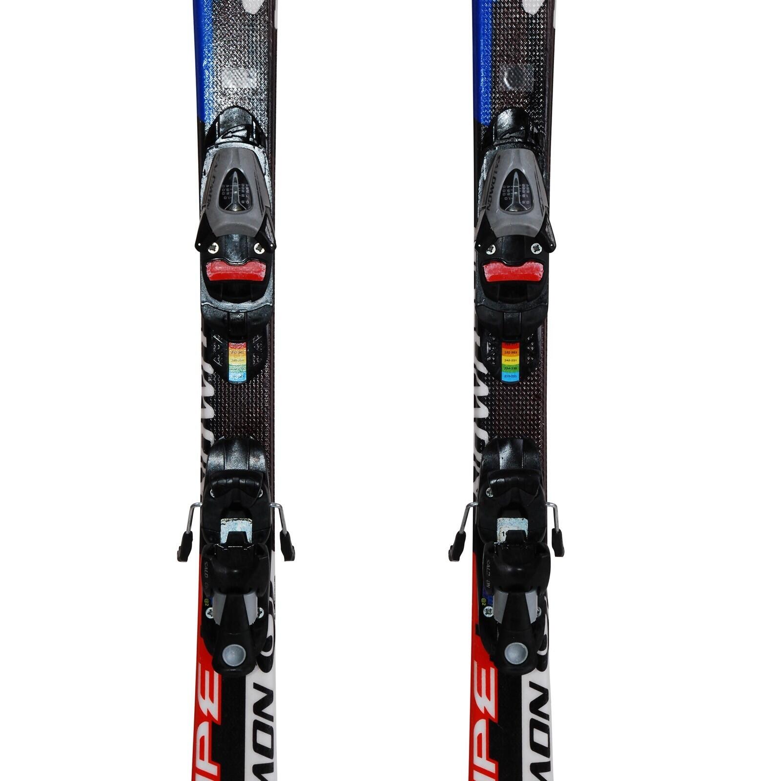 RECONDITIONNE - Ski Junior Salomon Equipe T + Fixations 3/4