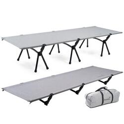 Lit de camp pliable Svalig - Max. 150 kg - Pieds amovibles - 192 × 66 cm