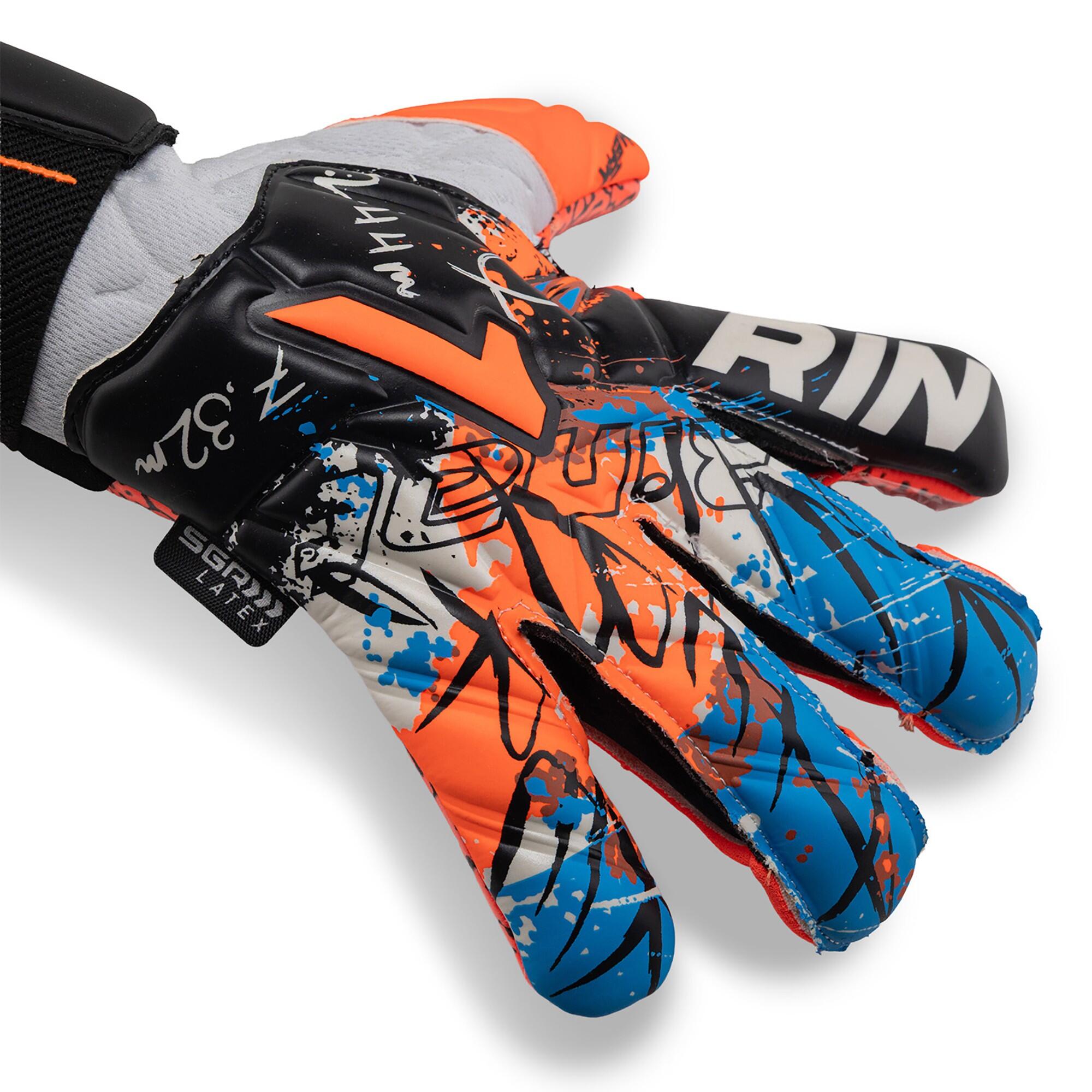 Guantes De Portero Adulto Rinat Asimetrik Sgr  Blanco/naranja 2/6