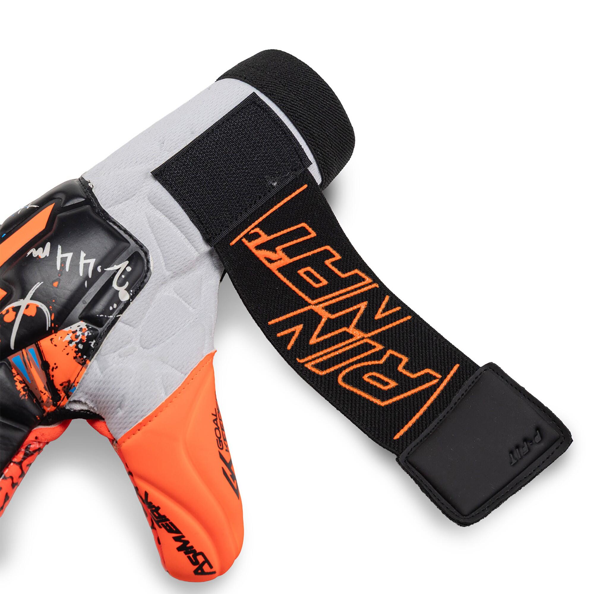 Guantes De Portero Adulto Rinat Asimetrik Sgr  Blanco/naranja 4/6