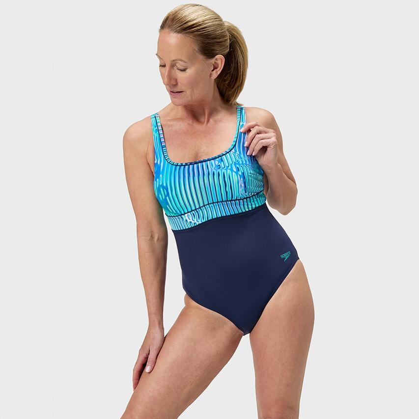 Dames Contour Eclipse Shaping Badpak Blauw II 2/7
